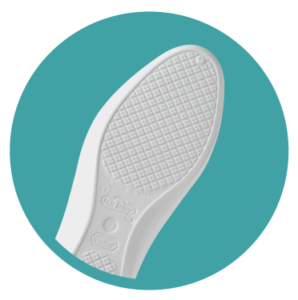 Zuecos sanitarios antideslizantes